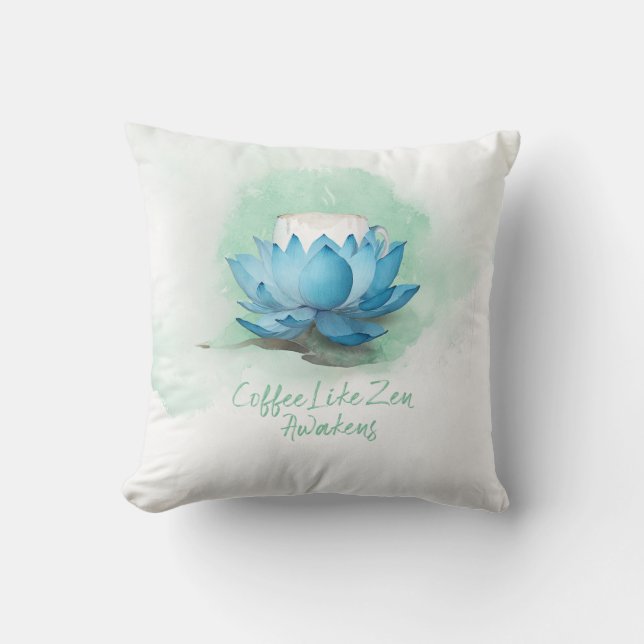 Zen of Coffee Kudde (Framsida)