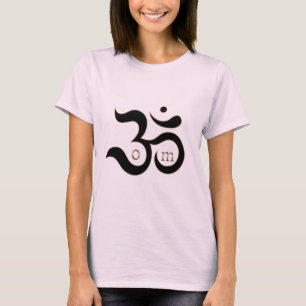Zen Om Aum-symbolen guld glitter, sömlös skjorta T Shirt