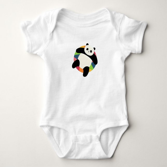 Zen Panda Spin T Shirt (Framsida)