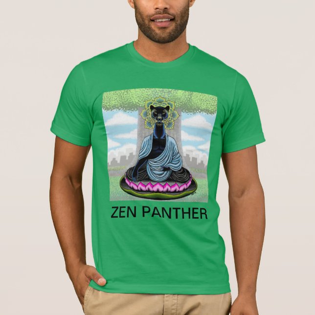 Zen Panther T Shirt (Framsida)