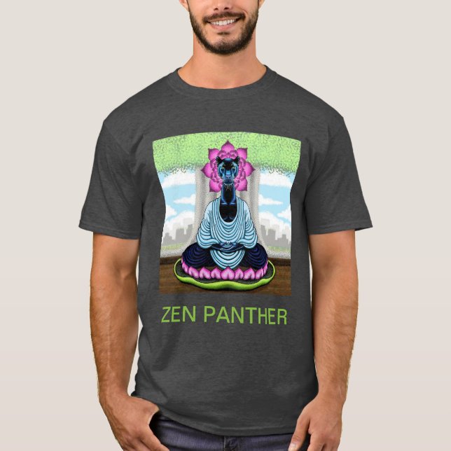 Zen Panther T-Shirt (Framsida)
