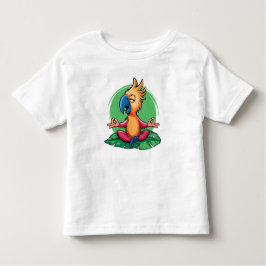 Zen Parrot - Tropical Meditation Art T Shirt