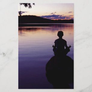 Zen peace yoga stillness meditation nature brevpapper