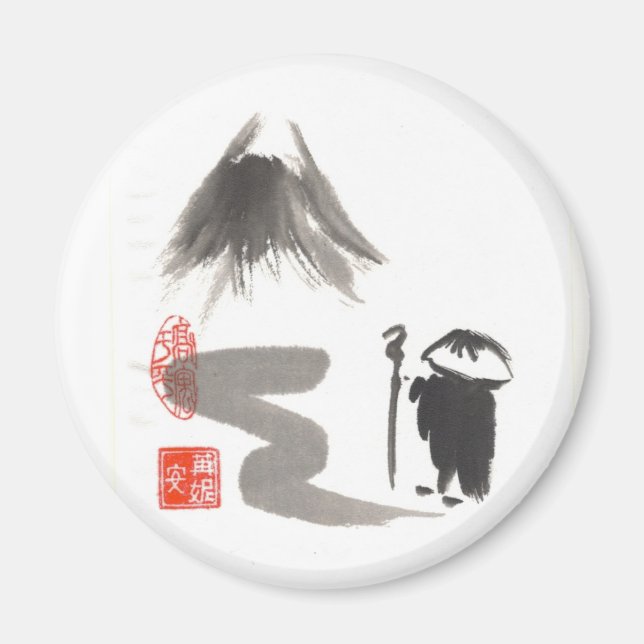 Zen Pilgrim Magnet (Framsidan)