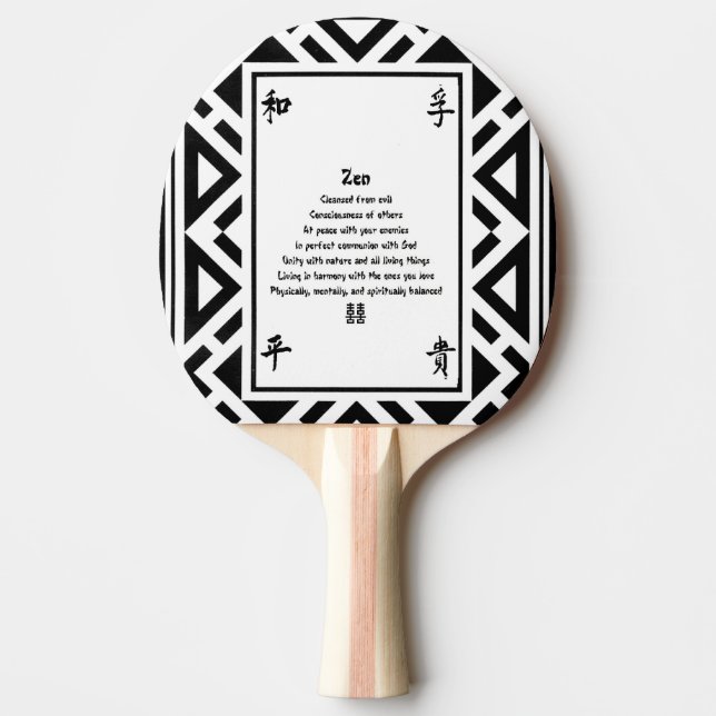Zen Pingisracket (Framsidan)
