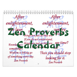 Zen Proverbs Calendar Kalender