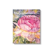 Zen Quote Ro Watercolor Kanvastryck