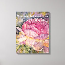 Zen Quote Ro Watercolor Kanvastryck