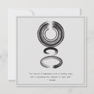 Zen Quote: Wisdom och Meditation Inbjudningar