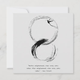 Zen Quote: Wisdom och Meditation Inbjudningar