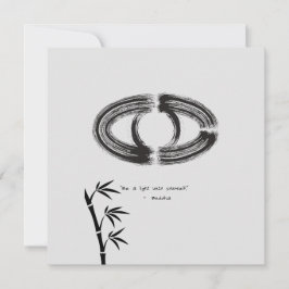 Zen Quote: Wisdom och Meditation Inbjudningar