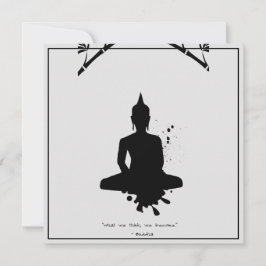 Zen Quote: Wisdom och Meditation Inbjudningar