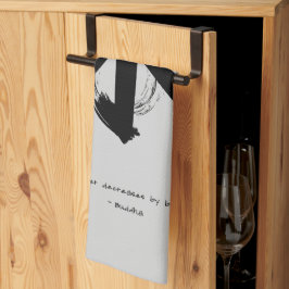 Zen Quote: Wisdom och Meditation Kökshandduk