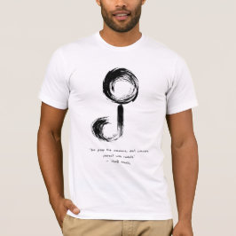 Zen Quote: Wisdom och Meditation T Shirt