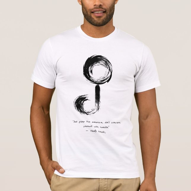 Zen Quote: Wisdom och Meditation T Shirt (Framsida)