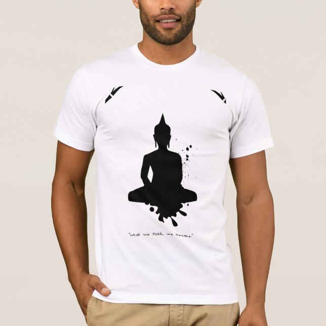 Zen Quote: Wisdom och Meditation T Shirt (Framsida)