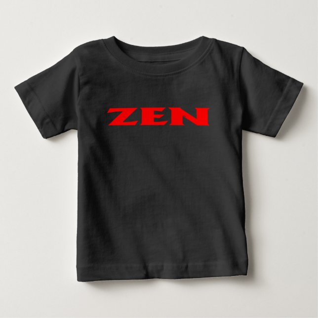 Zen Red baby vivid Black shirt T (Framsida)