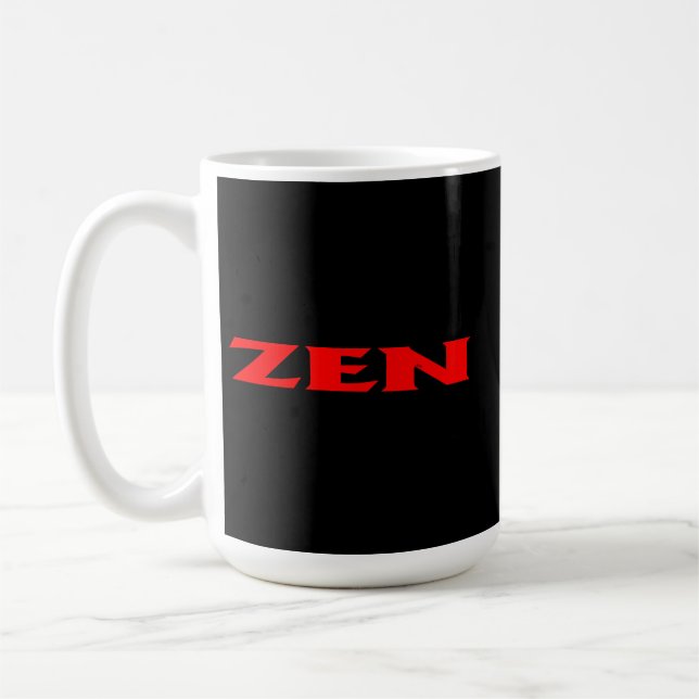 Zen Red Black mugg (Vänster)