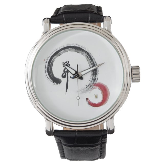 Zen Red, Enso Armbandsur (Framsida)