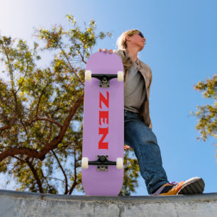 Zen Red Llax skateboard
