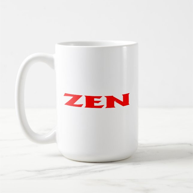 Zen Red White mugg (Vänster)