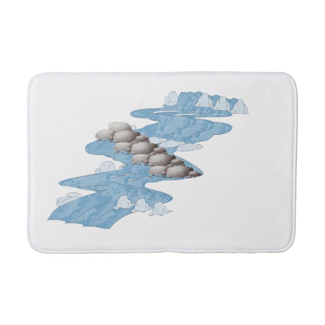 Zen River Stones Bathmat Badrumsmatta (Framsidan)