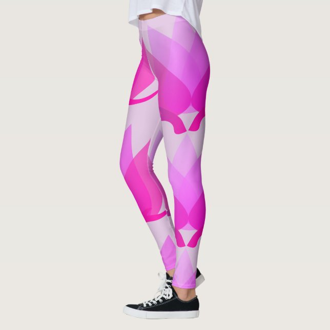 Zen Rosa Lotus Leggings (Vänster)
