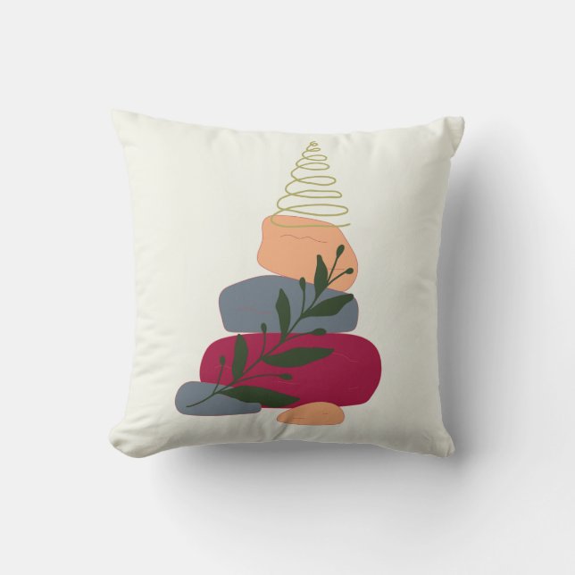 "Zen Serenity" dekorativ fyllning Kudde (Framsida)