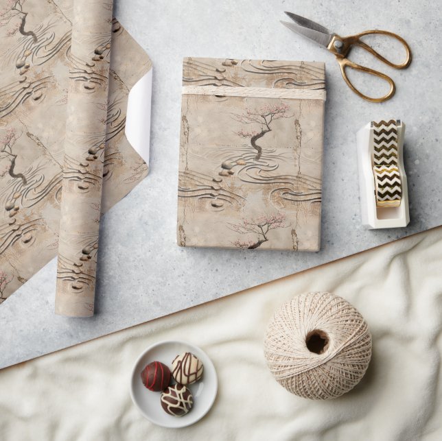 Zen Serenity Garden Presentpapper (Hantverk)