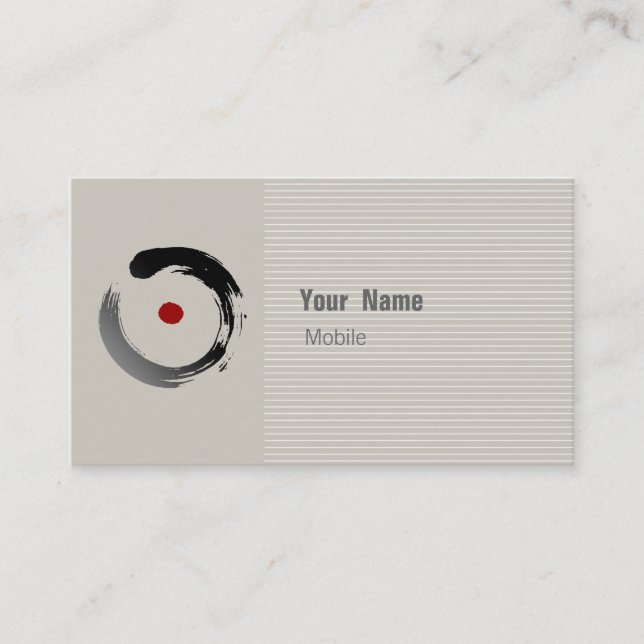 Zen Sketch Visitkort (Framsida)