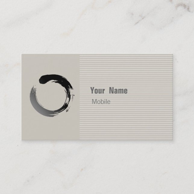 Zen Sketch Visitkort (Framsida)