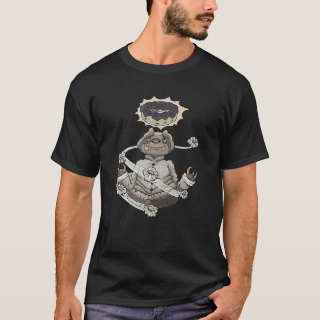 Zen Sloth T Shirt (Framsida)