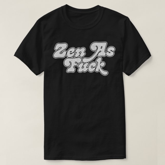Zen som Retro-typografi, design 1 T Shirt (Design framsida)