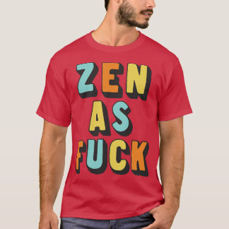 Zen som Retro-typografi, design 3 T Shirt