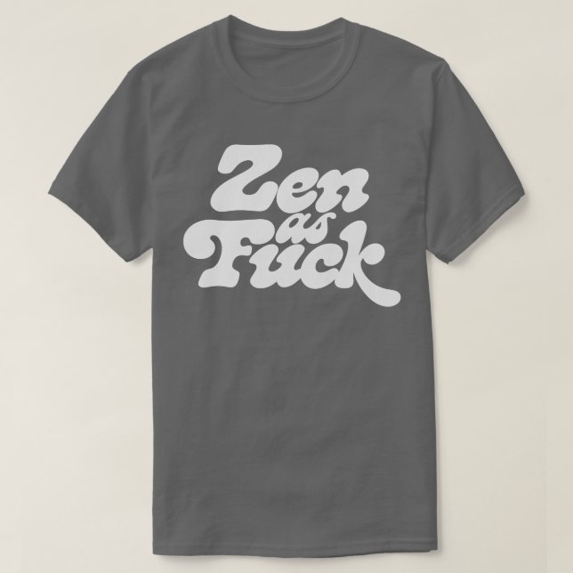 Zen som Retro-typografi design 4 T Shirt (Design framsida)