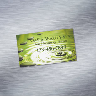 Zen SPA Hälsa Meditation Aromatreatment-massage Magnetiska Visitkort