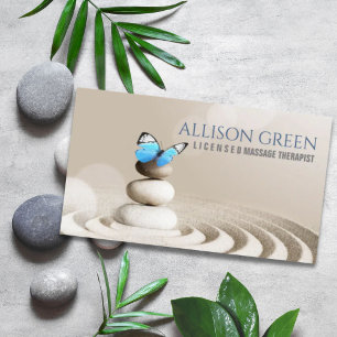 Zen SPA Salon AromaTherapy Massage Therapy Visitkort