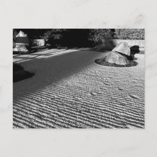 Zen Sten Garden Vykort (Framsida)