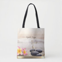 Zen Stones,Flowers,Guld Träd Women Silhouette