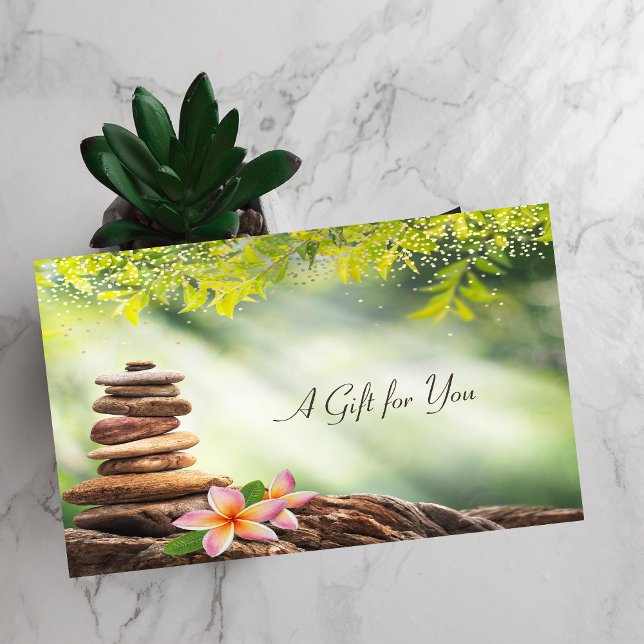 Zen Stones,Flowers,Spa,Massage Rabattkort (Skapare uppladdad)