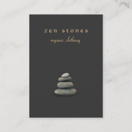 Zen Stones Holistic Healer och Natural Medicine Visitkort