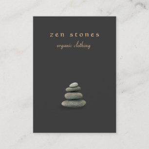 Zen Stones Holistic Healer och Natural Medicine Visitkort