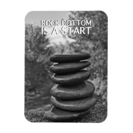 Zen Stones Sten Grund | Motiveringsinspiration Magnet