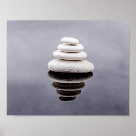 Zen Stones Vackra konst Poster