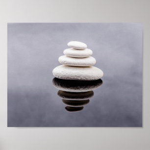 Zen Stones Vackra konst Poster