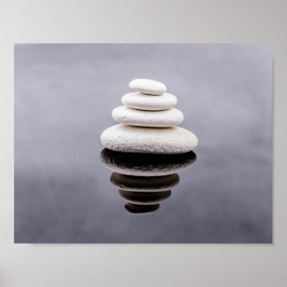Zen Stones Vackra konst Poster