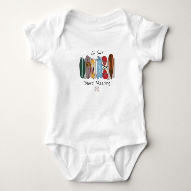 Zen Surf Boards möte T Shirt (Framsida)