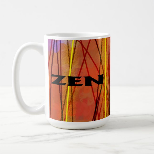 Zen svart tråd mugg (Vänster)