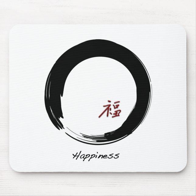 Zen Symbol med händelsetecken Musmatta (Framsidan)