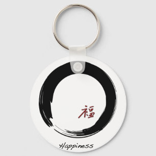 Zen Symbol med händelsetecken Nyckelring